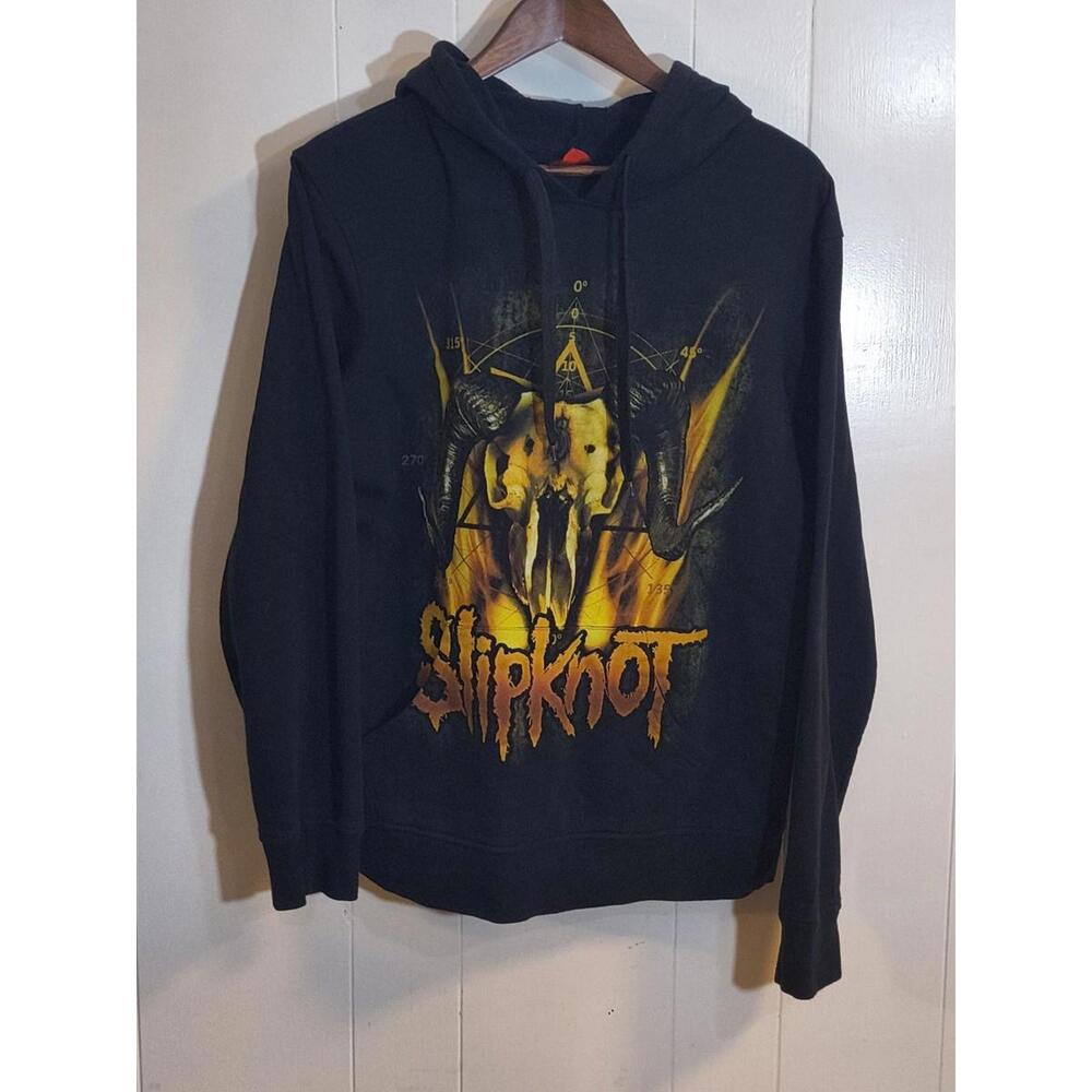Slipknot Bravado Hoodie Sweatshirt Unisex Large Black Metal Rock Band Music